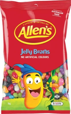 Allen's Mixed Jelly Beans 1kg -AU Candy Sales Shop Allen27s20Mixed20Jelly20Beans201kg20281kg20Bag29