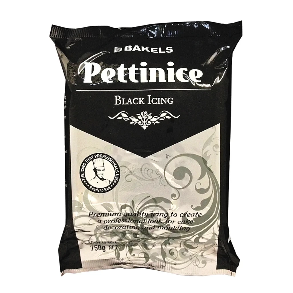 Black Bakels Pettinice Fondant Icing 750g (Best Before: 19/01/24) 1 Black Bakels Pettinice Fondant Icing 750g (Best Before: 19/01/24)