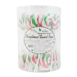 Christmas Mini Swirl Lollipops 50 Pack