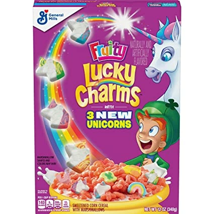 Fruity Lucky Charms Cereal 340g -AU Candy Sales Shop