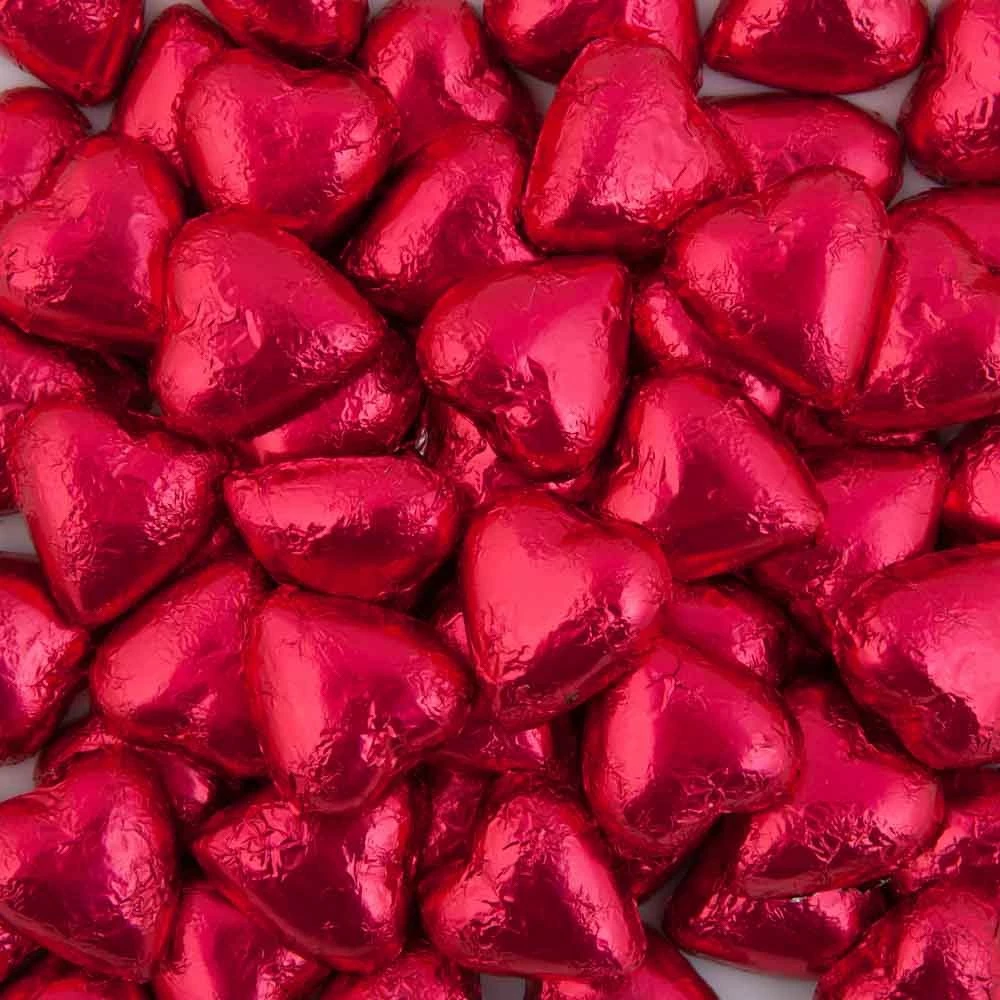 Fuchsia Pink Belgian Chocolate Hearts 500g - 5kg 2 Fuchsia Pink Belgian Chocolate Hearts 500g - 5kg - Image 2