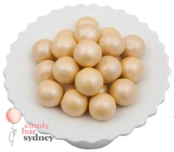 Gold Shimmer Gumballs 1kg - 10kg