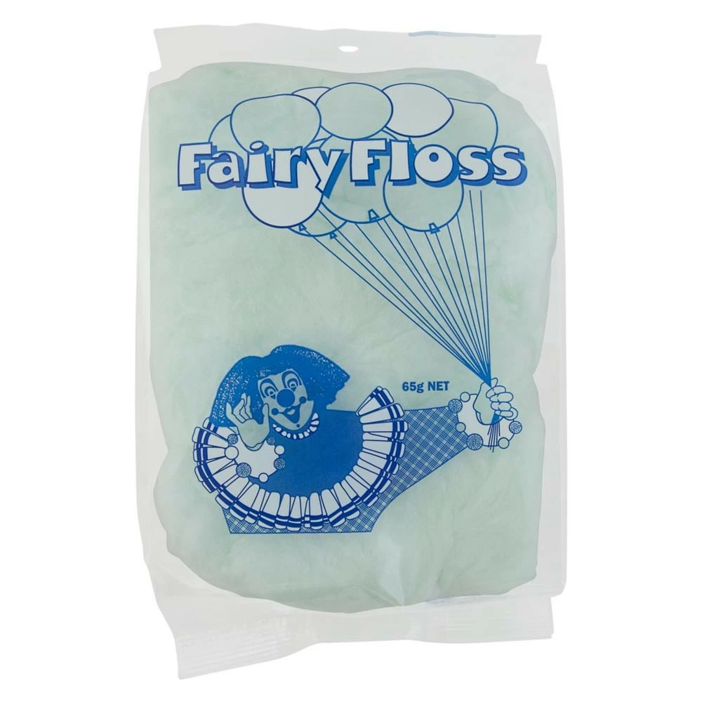 Green Fairy Floss 65g X30 2 Green Fairy Floss 65g X30 - Image 2