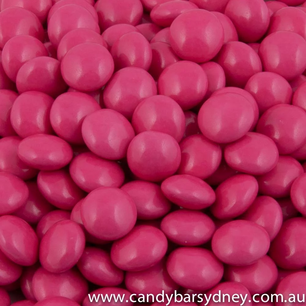 Hot Pink Chocolate Buttons 1kg - 8kg 1 Hot Pink Chocolate Buttons 1kg - 8kg