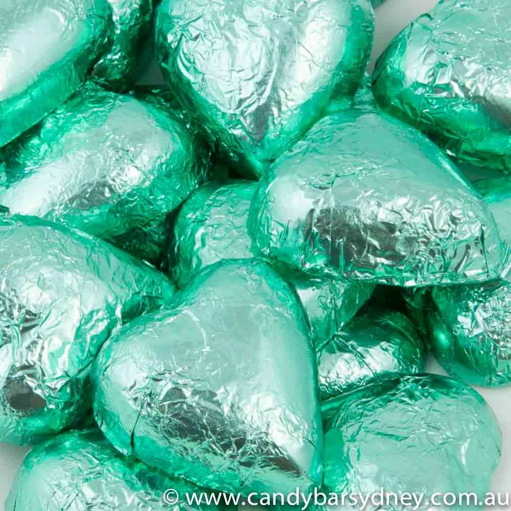 Ice Green Belgian Chocolate Hearts 5kg 1 Ice Green Belgian Chocolate Hearts 5kg