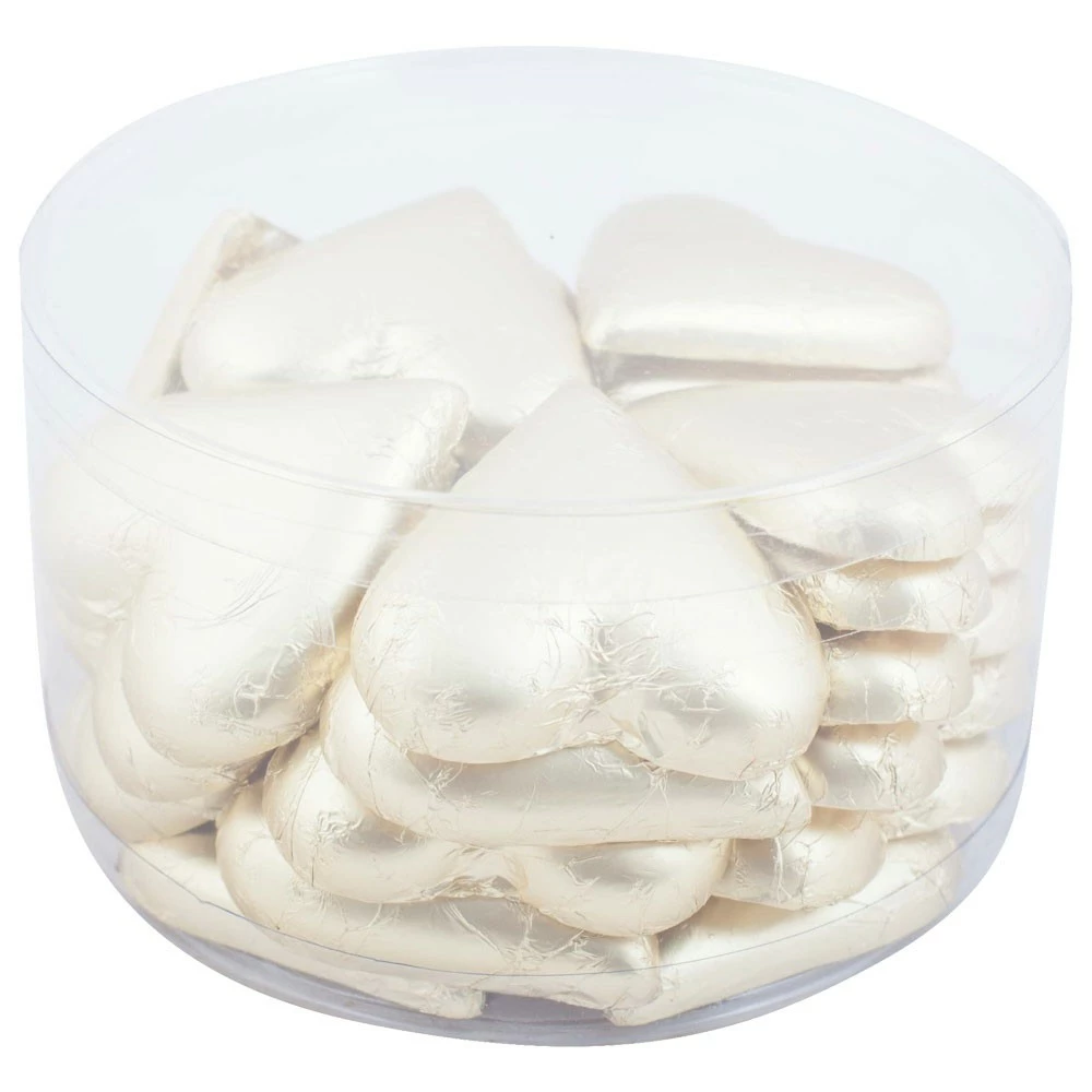 Matte Gold Belgian Chocolate Hearts 30g X 30 2 Matte Gold Belgian Chocolate Hearts 30g X 30 - Image 2