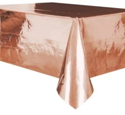 Metallic Rose Gold Foil Tablecover