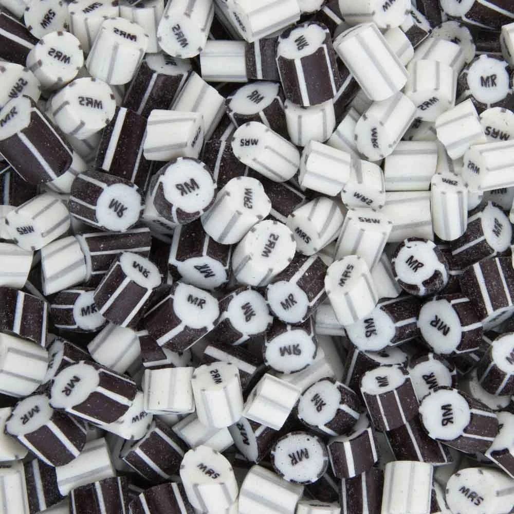 Mr & Mrs Rock Candy 1kg 1 Mr & Mrs Rock Candy 1kg