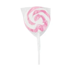 Pink Swirl Lollipops 50g - 10 Pack