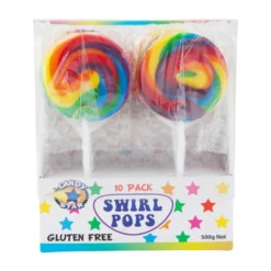 AU Candy Sales Shop -AU Candy Sales Shop Rainbow20Swirl20Lollipops2050g20 201020Pack2028120Pack29