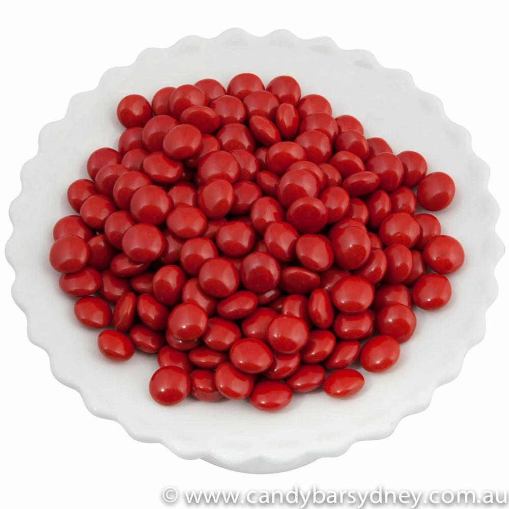 Red Chocolate Buttons 1kg - 8kg 1 Red Chocolate Buttons 1kg - 8kg