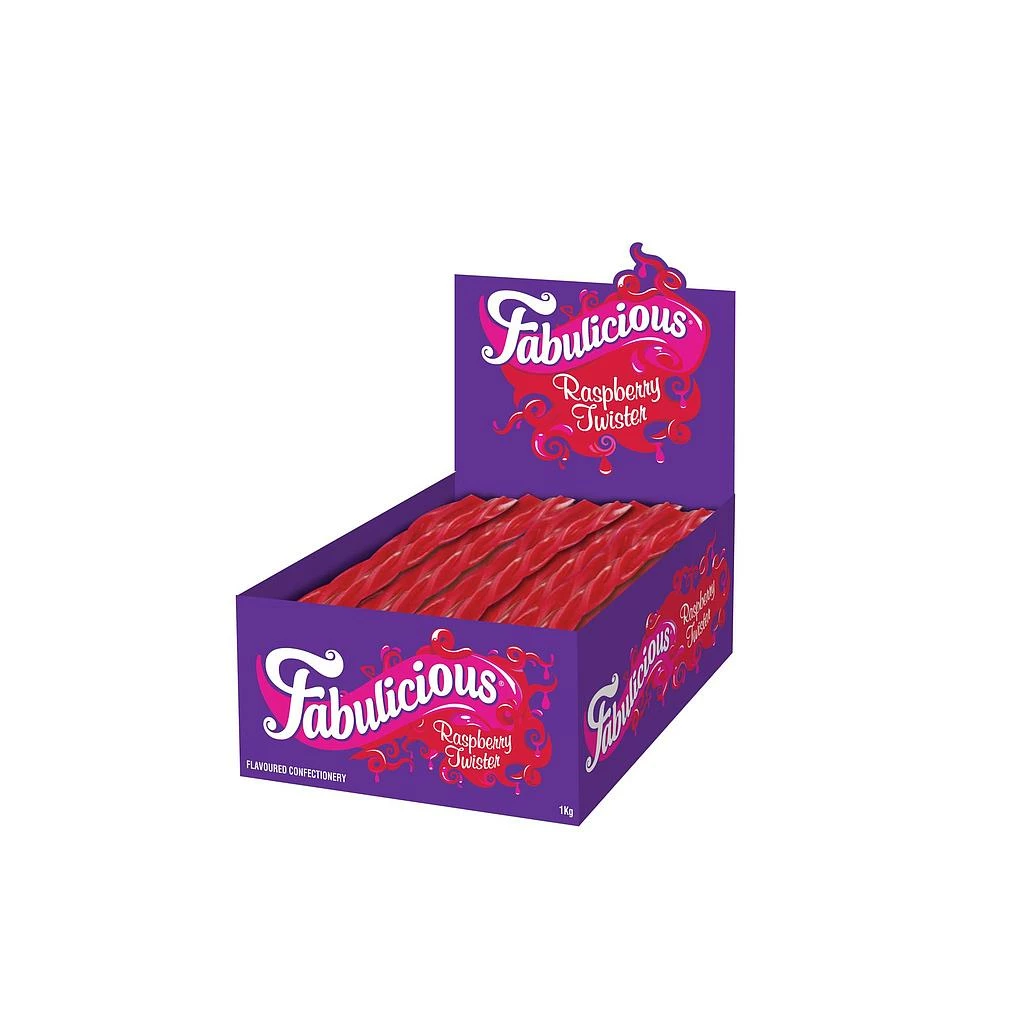 Rj's Fabulicious Raspberry Twister 1kg 1 Rj's Fabulicious Raspberry Twister 1kg