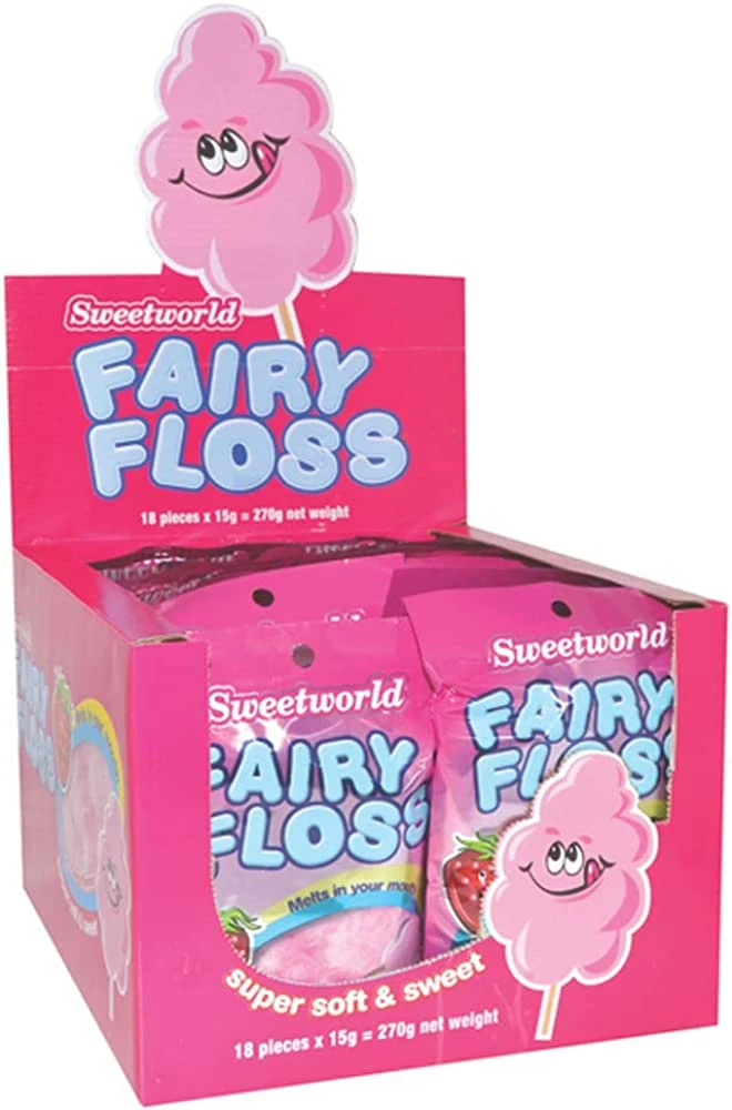 Sweetworld Fairy Floss 15g X 18 1 Sweetworld Fairy Floss 15g X 18