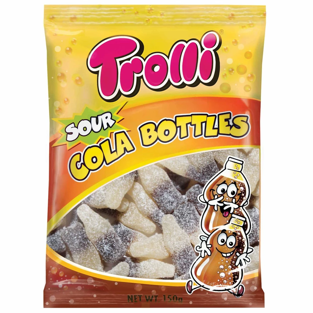 Trolli Sour Cola Bottles 150g X 10 1 Trolli Sour Cola Bottles 150g X 10
