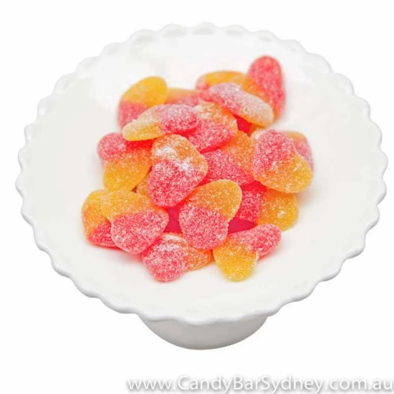 Trolli Sour Peach Hearts 2kg 1 Trolli Sour Peach Hearts 2kg