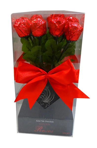 Valentine's Day Chocolate Roses 12 Pack 1 Valentine's Day Chocolate Roses 12 Pack