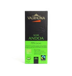 Valrhona Noir Andoa 70% Organic Dark Chocolate Bar 70g
